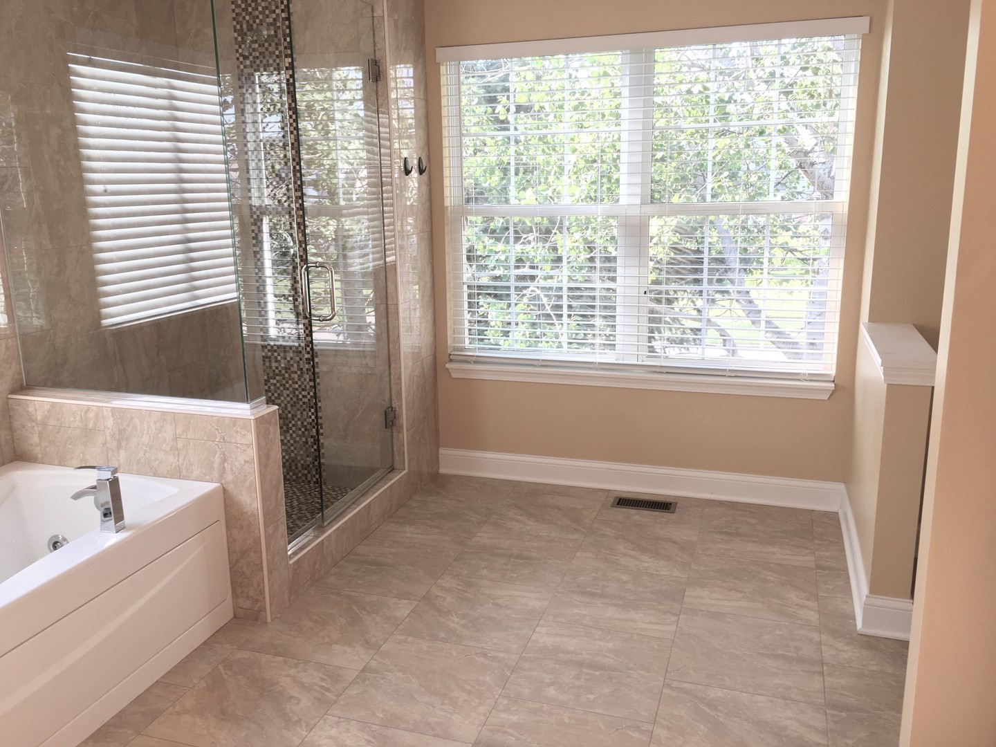 10123 Ashley Street Huntley, IL 60142 - Photo 15 of 33 a spacious bathroom with a bathtub and a shower