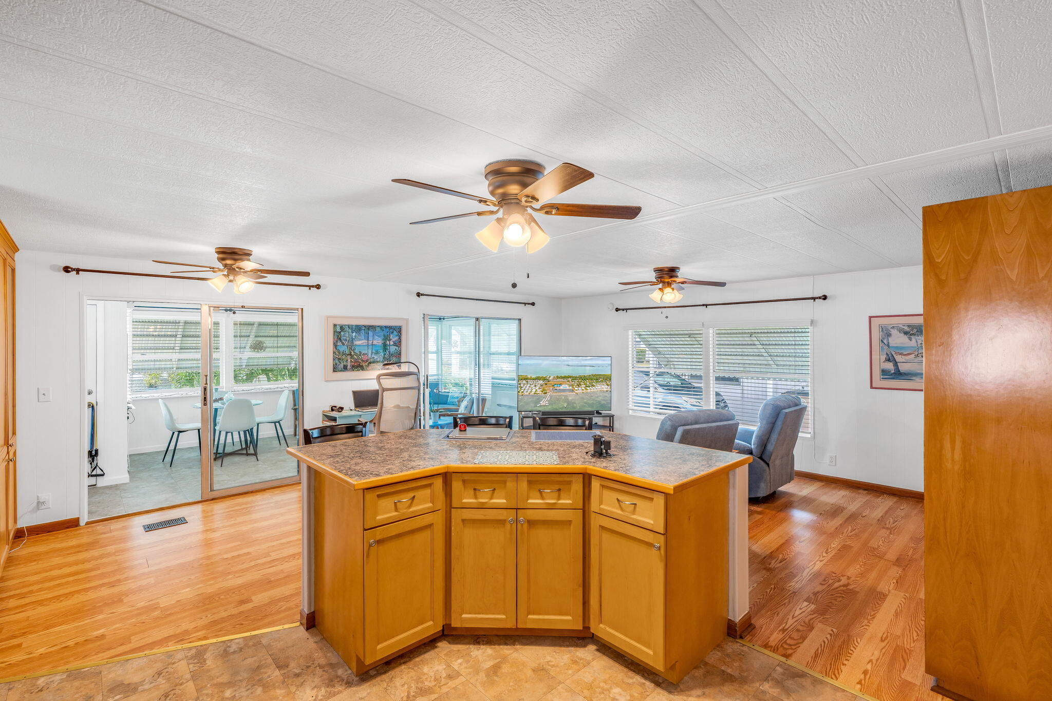 808 South Silver Circle Key Largo, FL 33037 - Photo 12 of 49 a living room with stainless steel appliances granite countertop furniture and a kitchen view