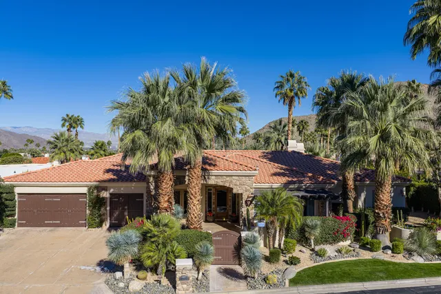 front view of a building with a street