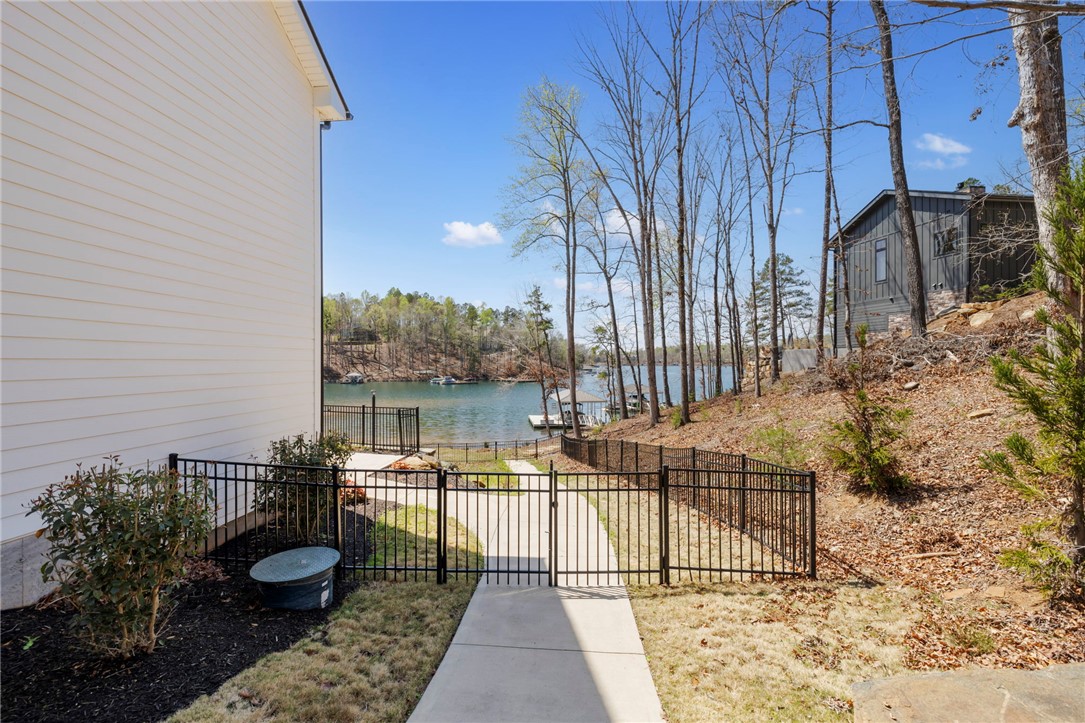 427 Sue Craig Road Six Mile, SC 29682 - Photo 6 of 50 Walkway to the lower level and the lake