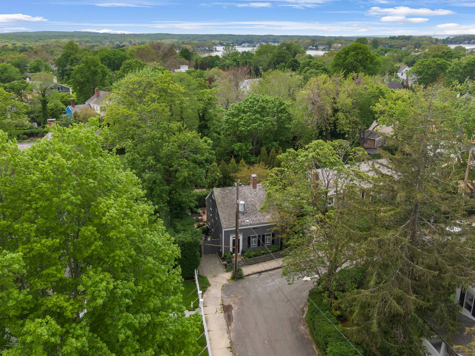 16 Jefferson Street Sag Harbor, NY 11963 - Photo 21 of 22 an aerial view of a house with a yard