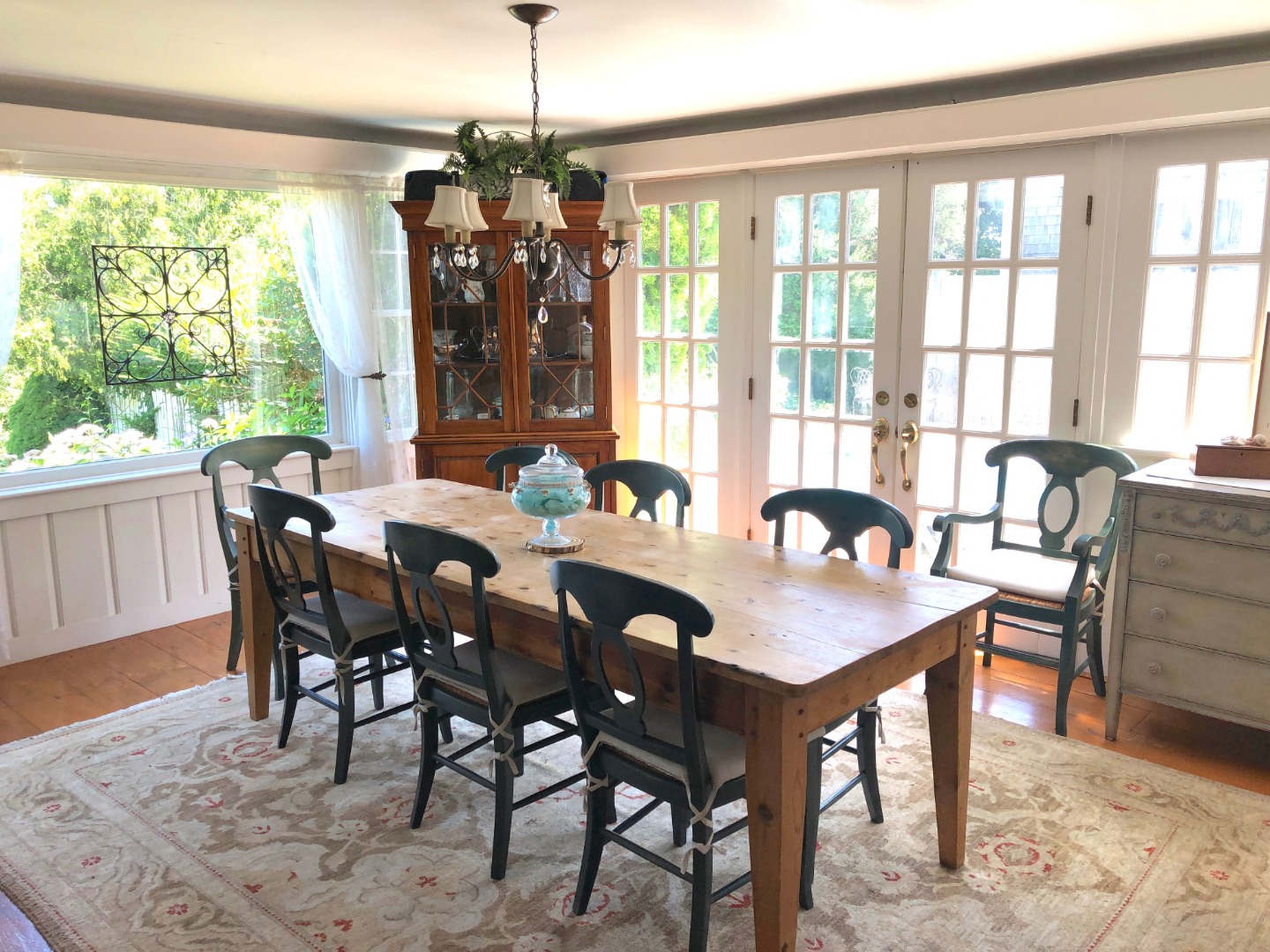 12 Atwood Circle Edgartown, MA 02539 - Photo 6 of 16 a view of a dining room with furniture window and outside view