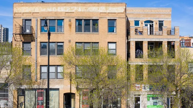 a view of front of a building