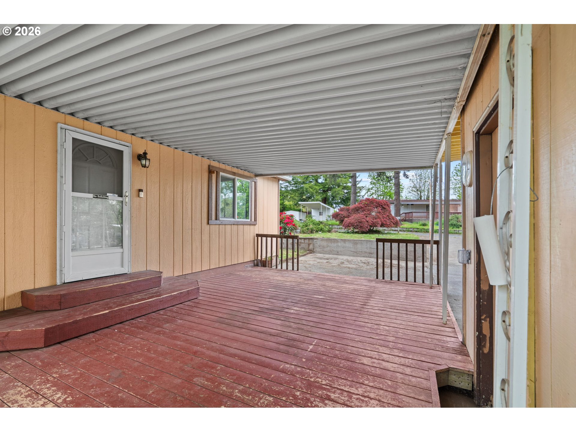 9175 Southwest Link Drive Cornelius, OR 97113 - Photo 23 of 30 a view of a porch and garden