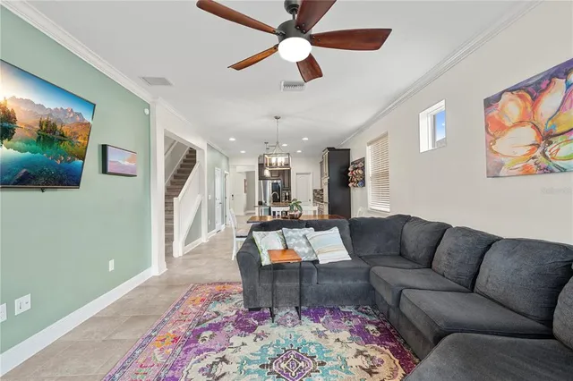 a room with toys and couch