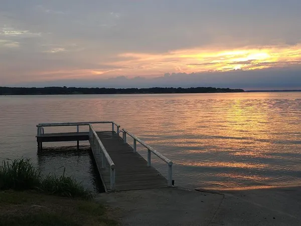 a view of an ocean and beach