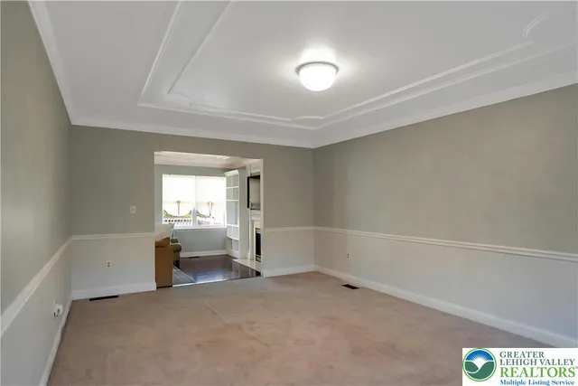 a view of an empty room