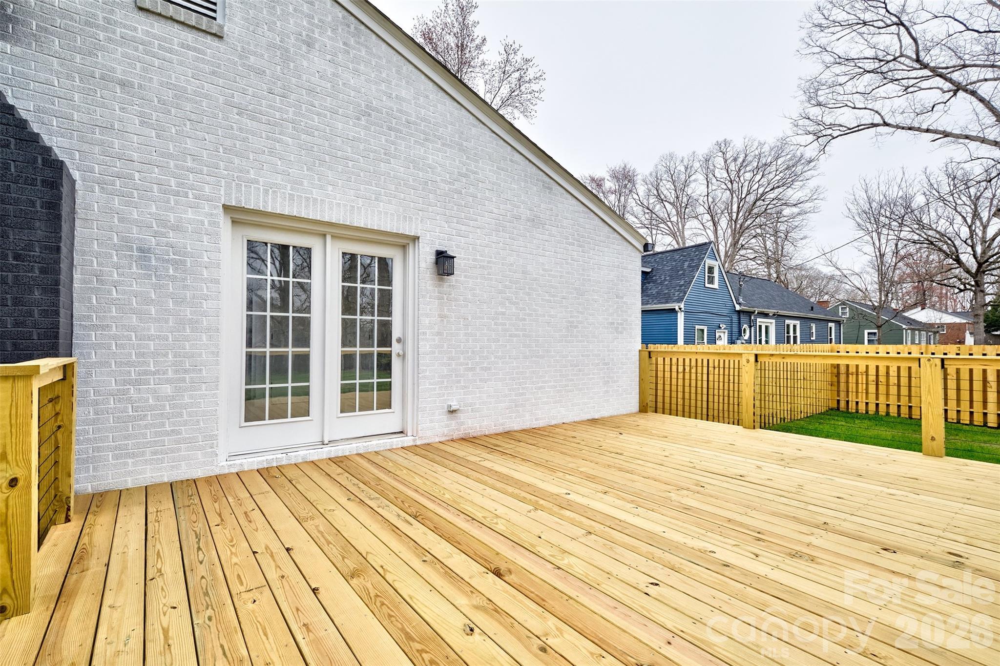 804 Congress Street North York, SC 29745 - Photo 36 of 48 a view of backyard with a brick wall