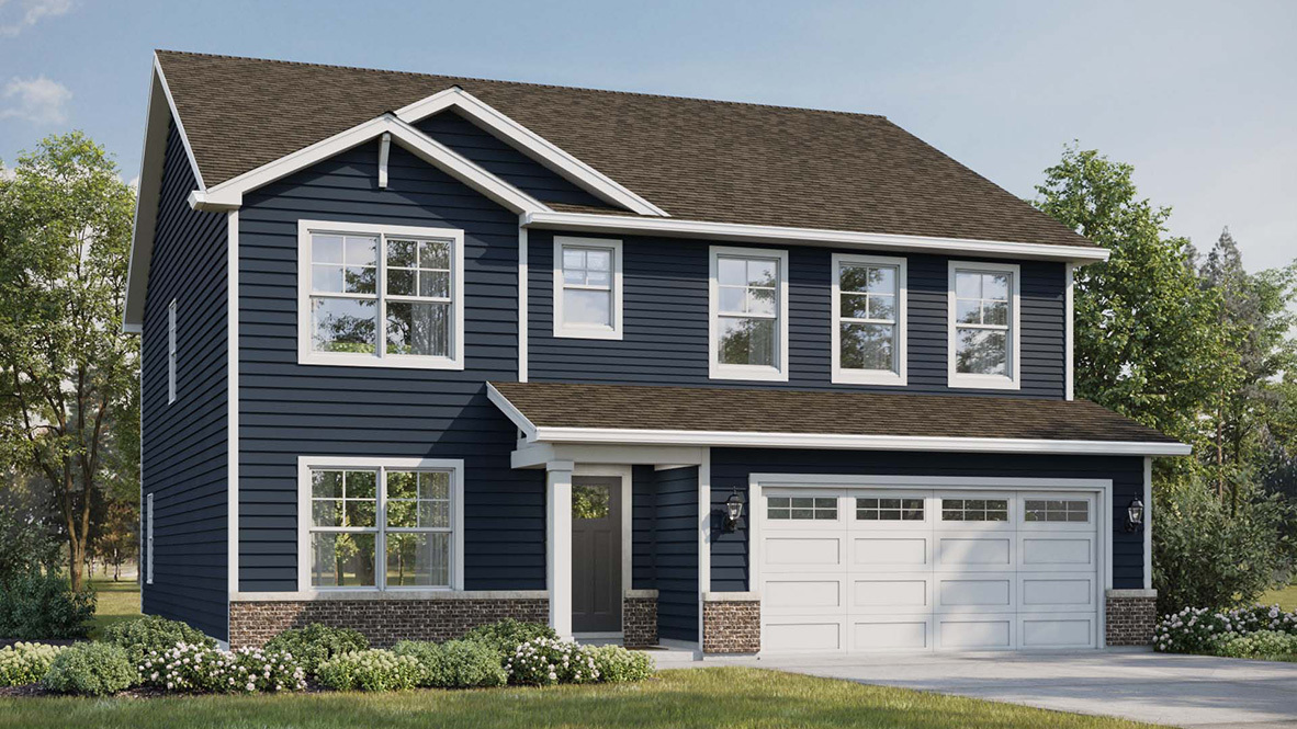 2322 Hirsch Road Oswego, IL 60543 - Photo 1 of 26 a front view of a house with a yard and garage