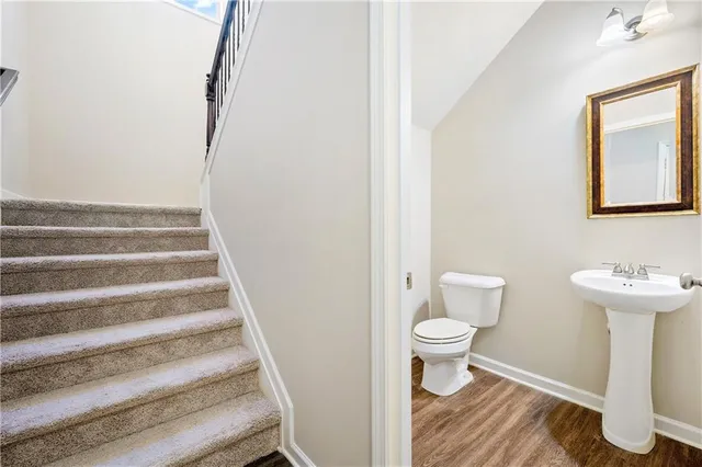 a bathroom with a sink and a toilet