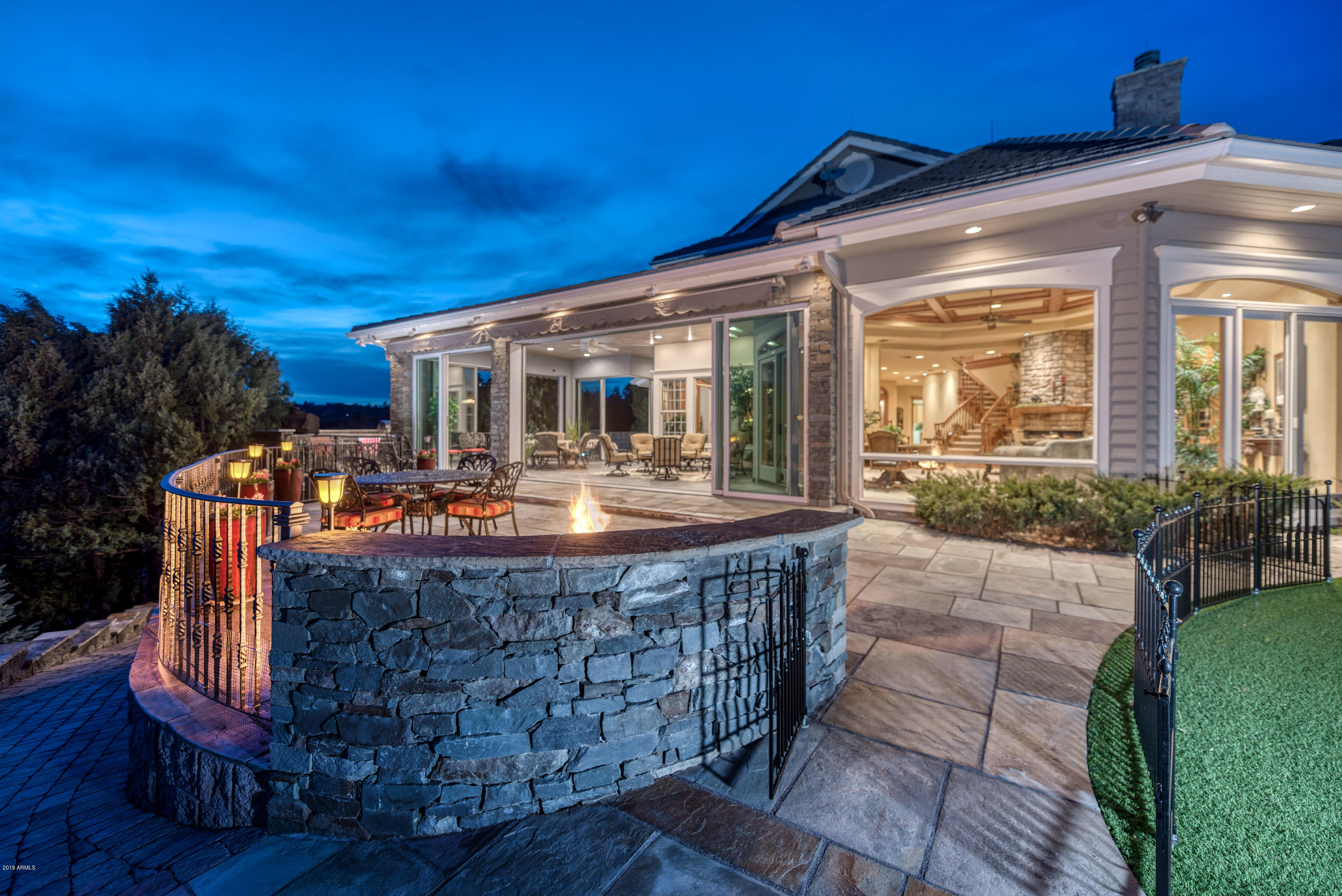 191 White Drive Payson, AZ 85541 - Photo 26 of 61 Patio and Fireplace 2