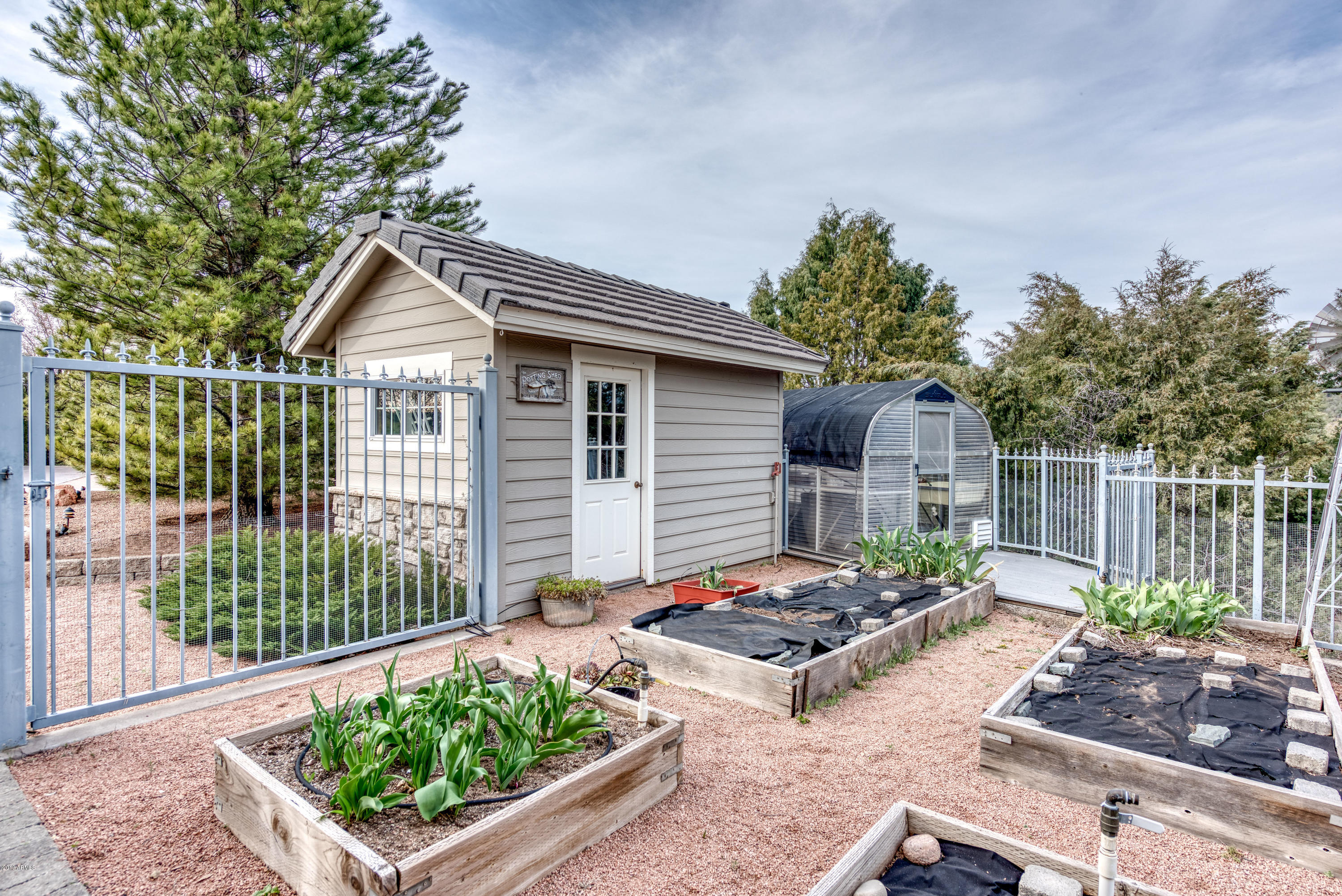 191 White Drive Payson, AZ 85541 - Photo 46 of 61 Potting Shed and Greenhouse