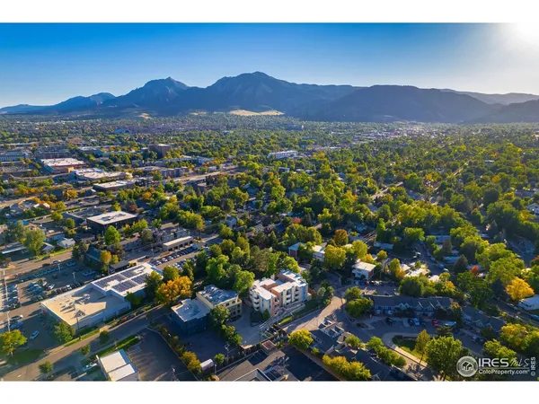 a view of city and mountain