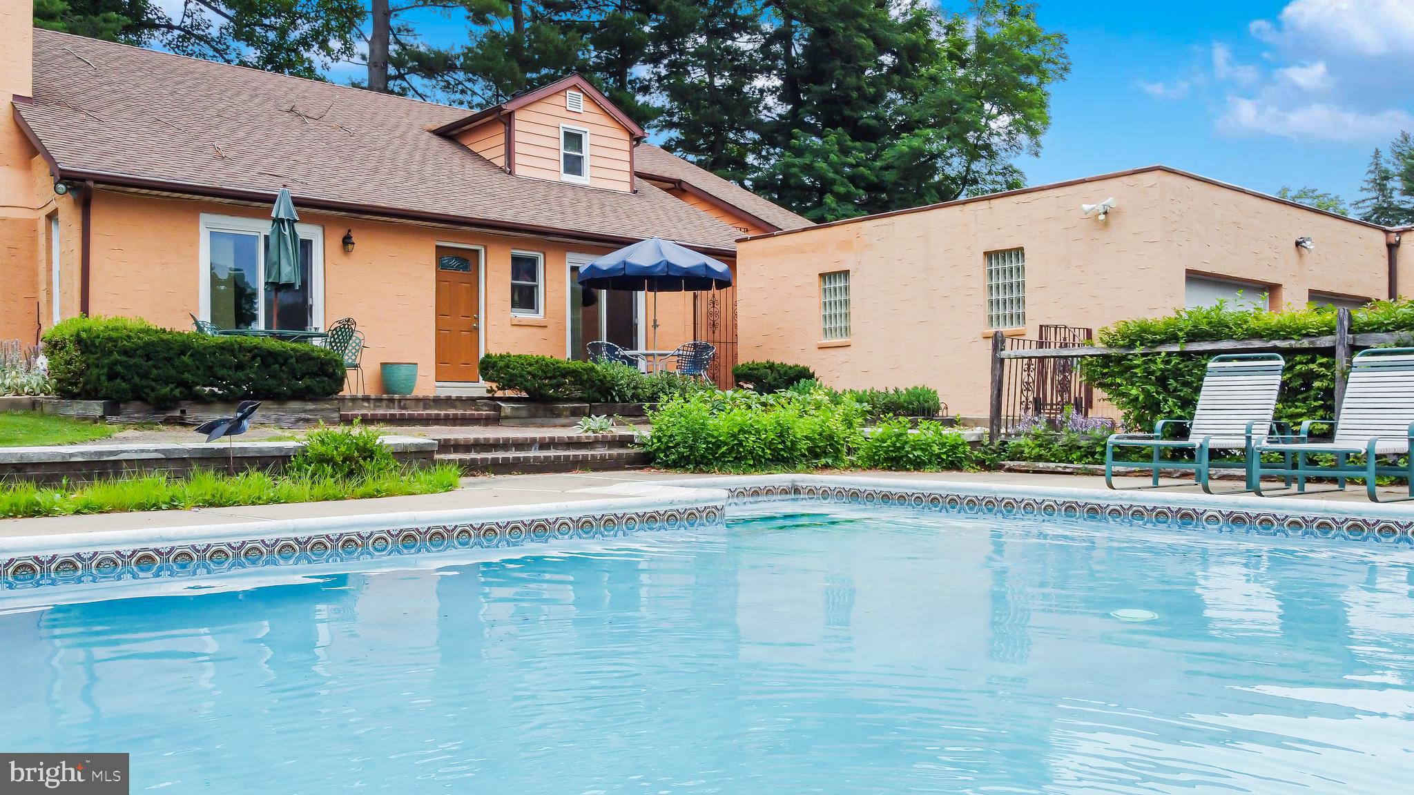 1060 Frederick Road Jenkintown, PA 19046 - Photo 54 of 59 Pool Looking Towards The Patio