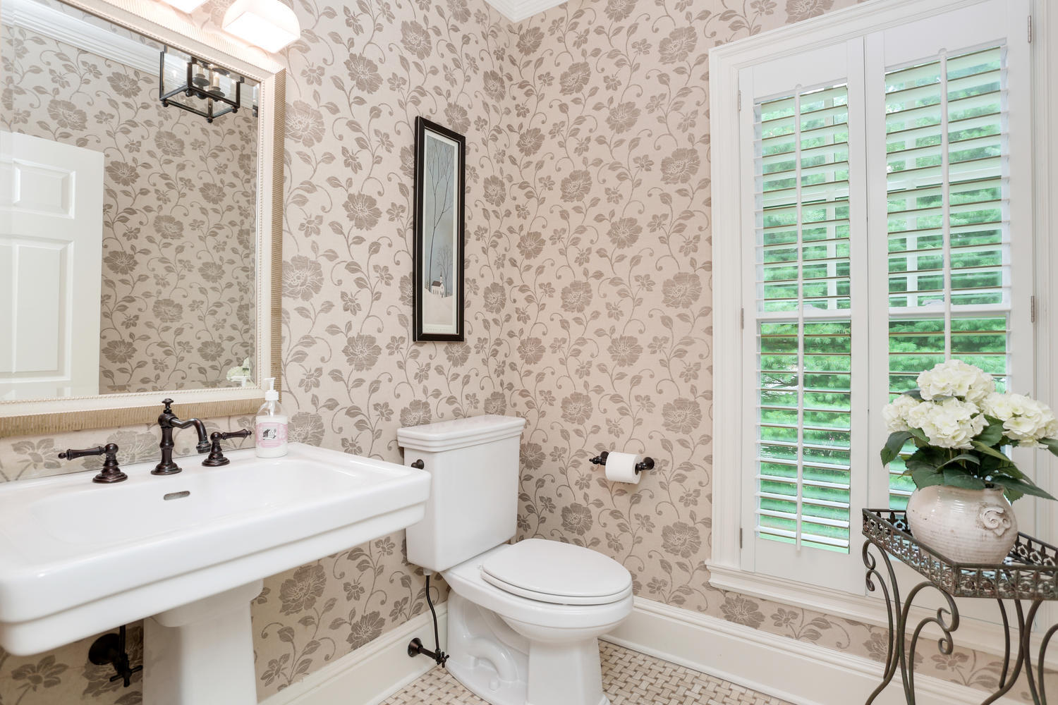 55 Dabney Road New Canaan, CT 06840 - Photo 12 of 39 1 of 2 Main Level Powder Rooms