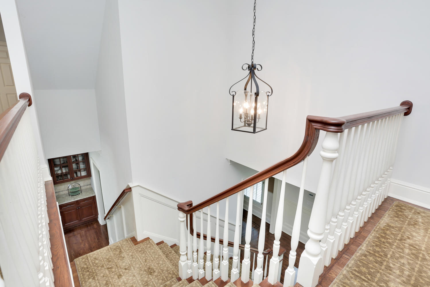 55 Dabney Road New Canaan, CT 06840 - Photo 14 of 39 55 Dabney - Double Staircase