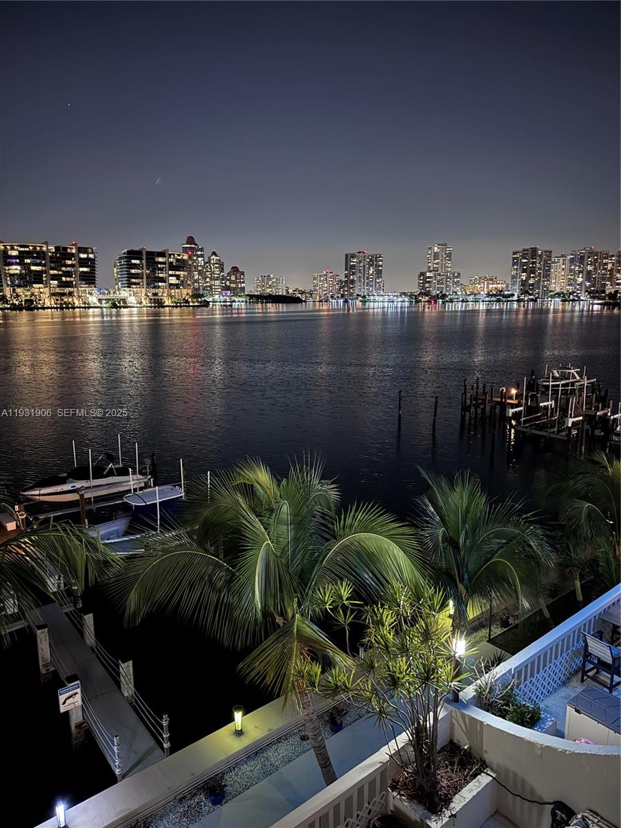 a view of a lake with houses