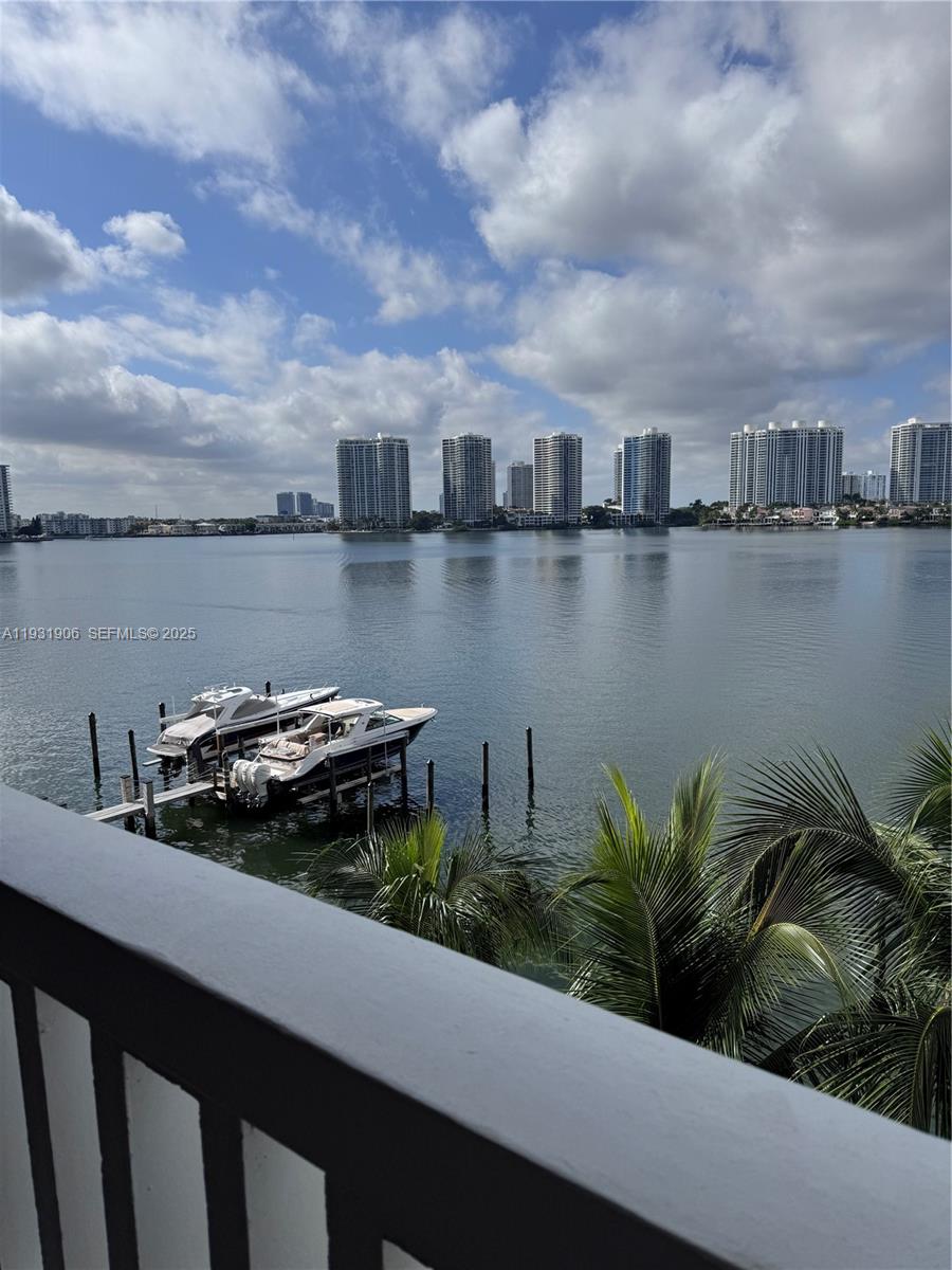17900 North Bay Road, Unit 507 Sunny Isles Beach, FL 33160 - Photo 6 of 9 a house view with a lake view