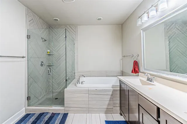 a balcony with furniture