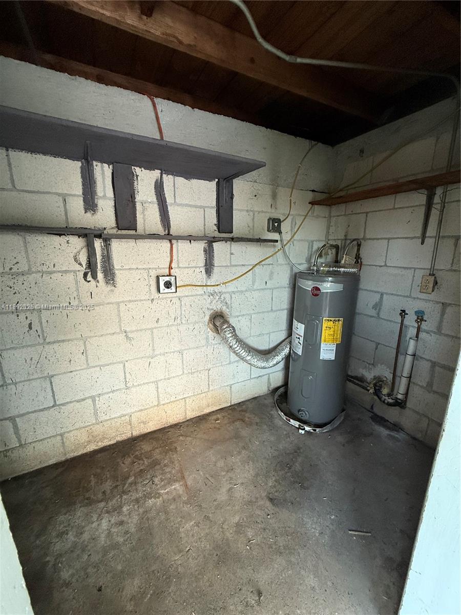 1600 West 14th Street Riviera Beach, FL 33404 - Photo 19 of 22 a view of a water heater room
