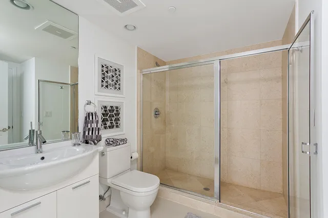 a view of balcony with furniture