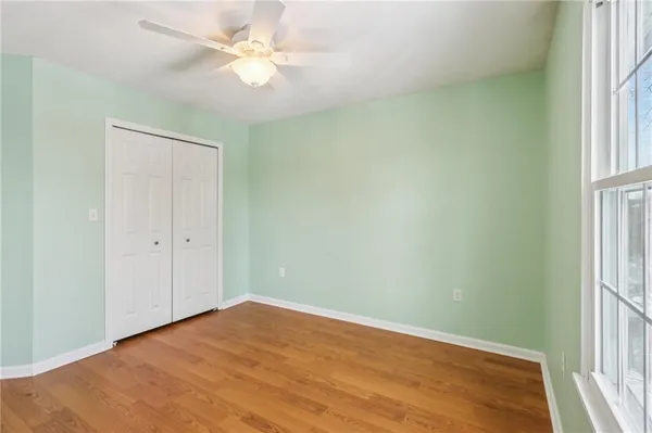 wooden floor in an empty room