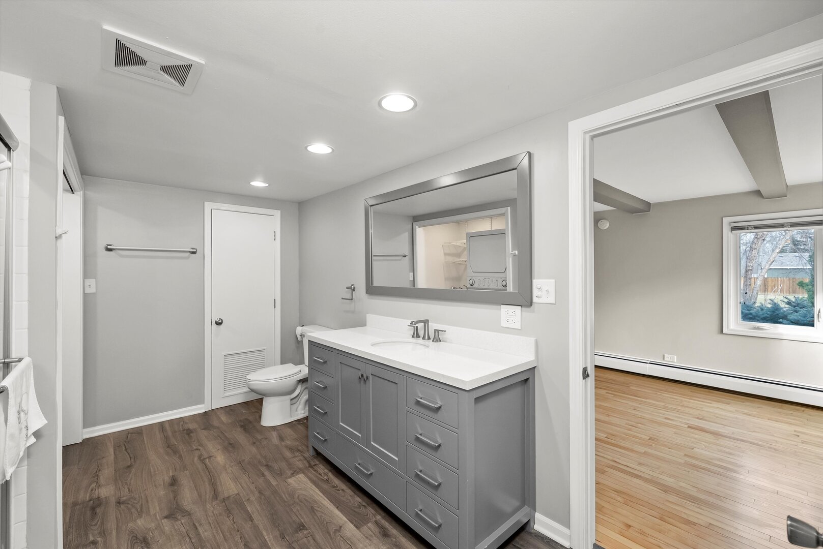 452 Deerpath Road Wood Dale, IL 60191 - Photo 16 of 50 a bathroom with a sink mirror and a toilet