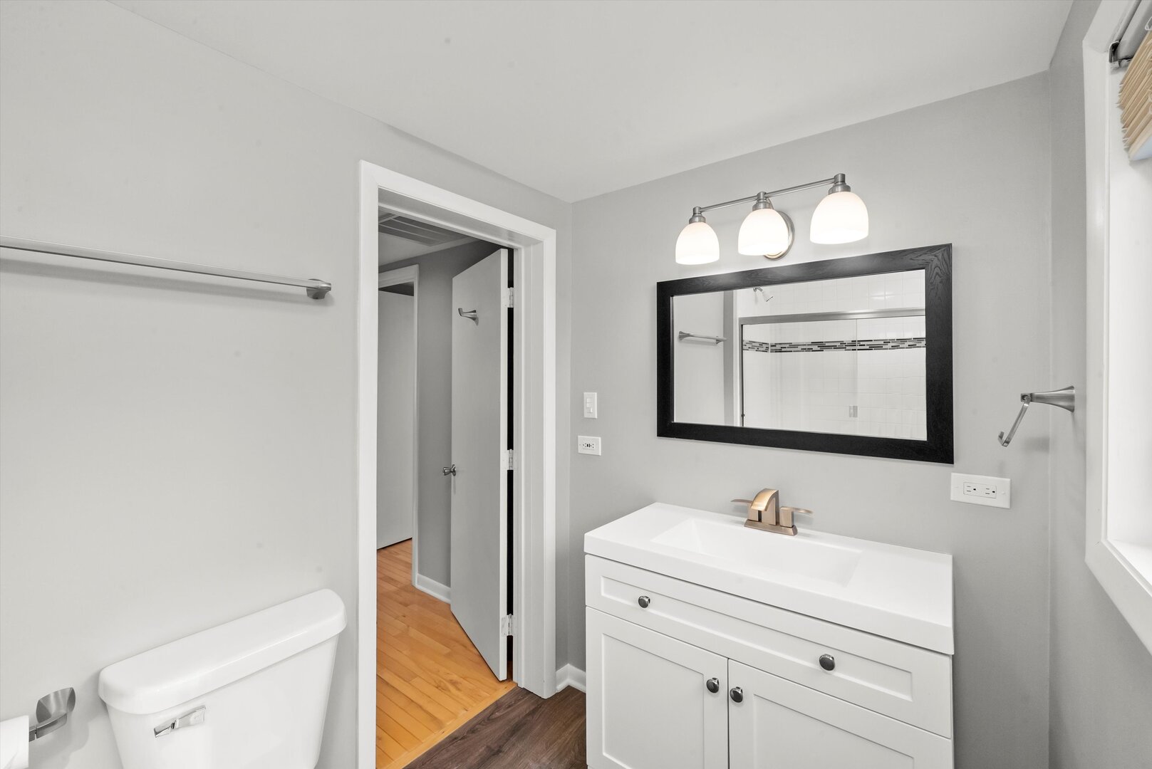 452 Deerpath Road Wood Dale, IL 60191 - Photo 19 of 50 a bathroom with a sink a toilet and shower
