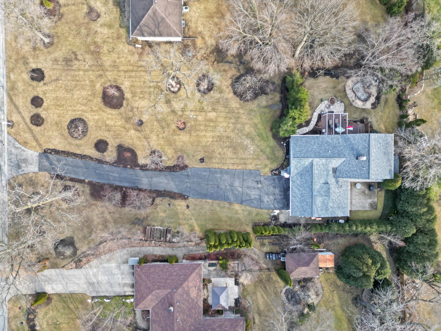 452 Deerpath Road Wood Dale, IL 60191 - Photo 49 of 50 an aerial view of a house with a garden