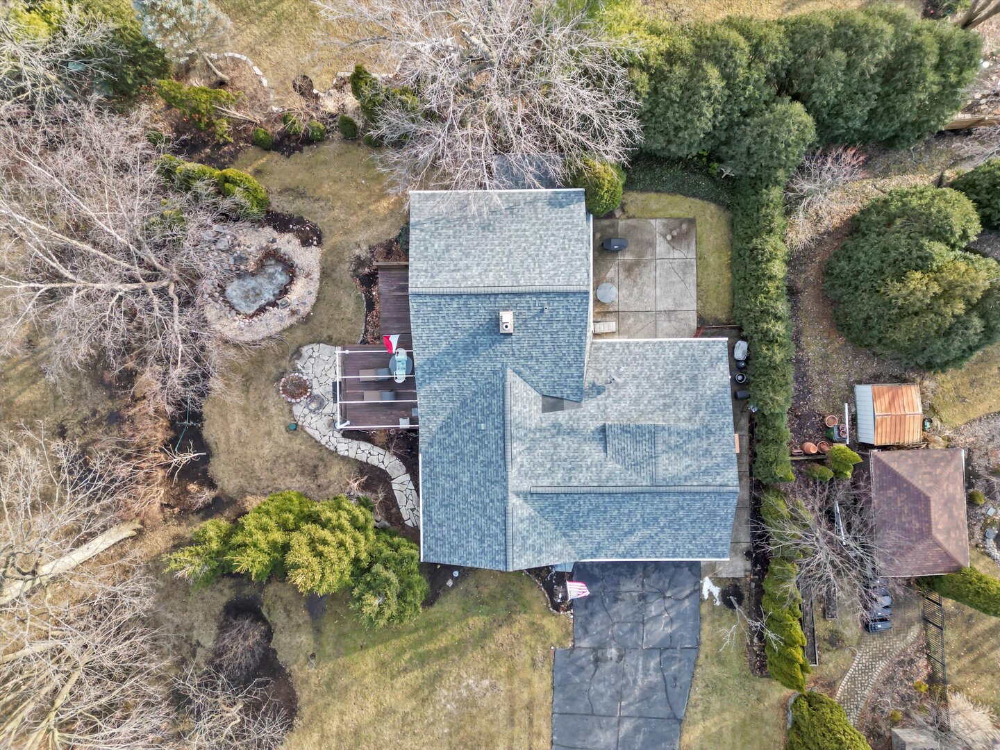 452 Deerpath Road Wood Dale, IL 60191 - Photo 50 of 50 an aerial view of a house with a yard and a large tree