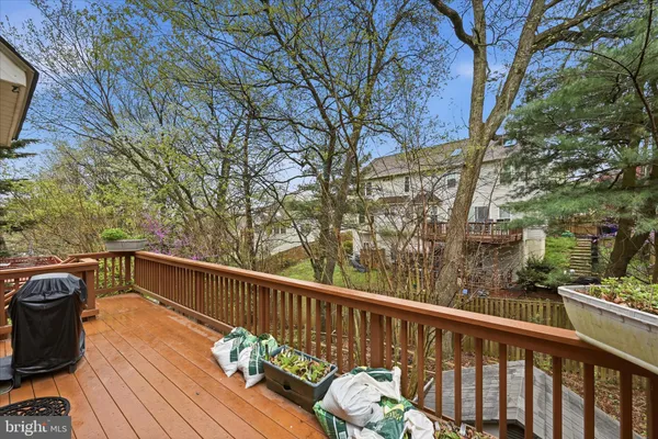 a view of balcony with furniture