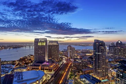 a view of a projector room