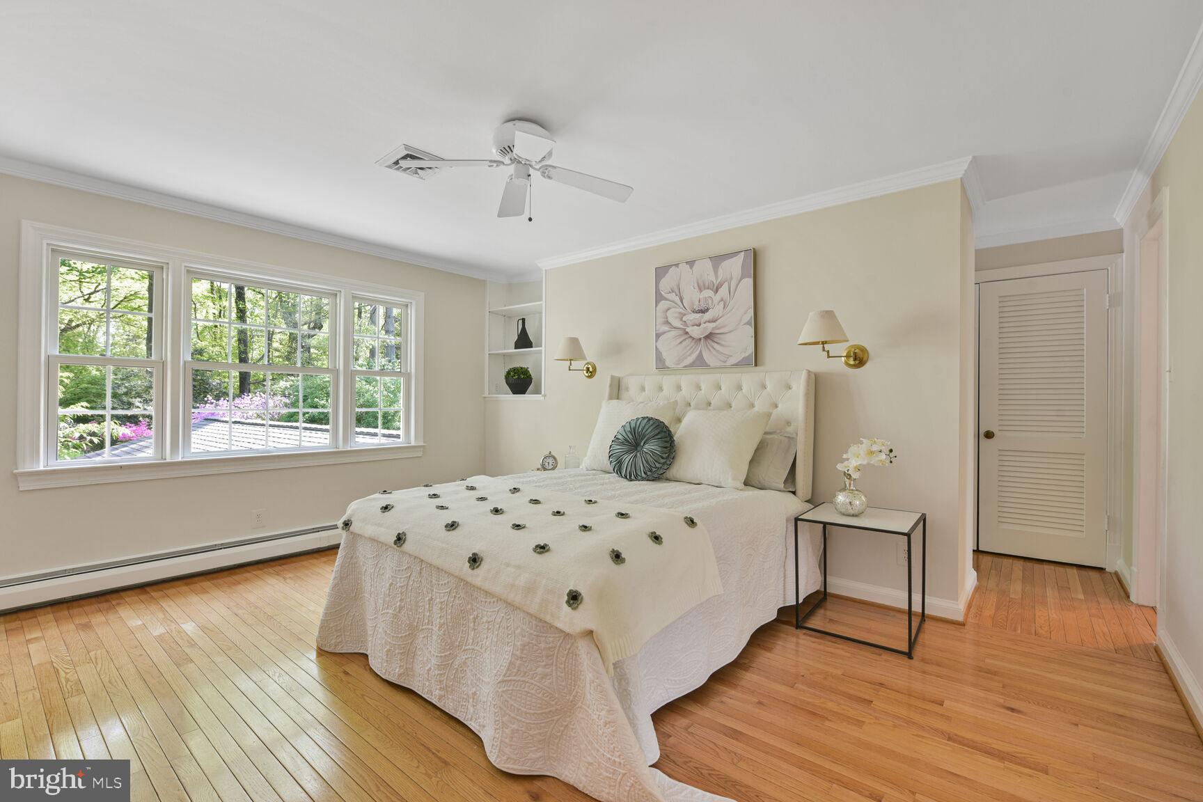 9111 Hamilton Drive Fairfax, VA 22031 - Photo 26 of 63 Primary bedroom with large window