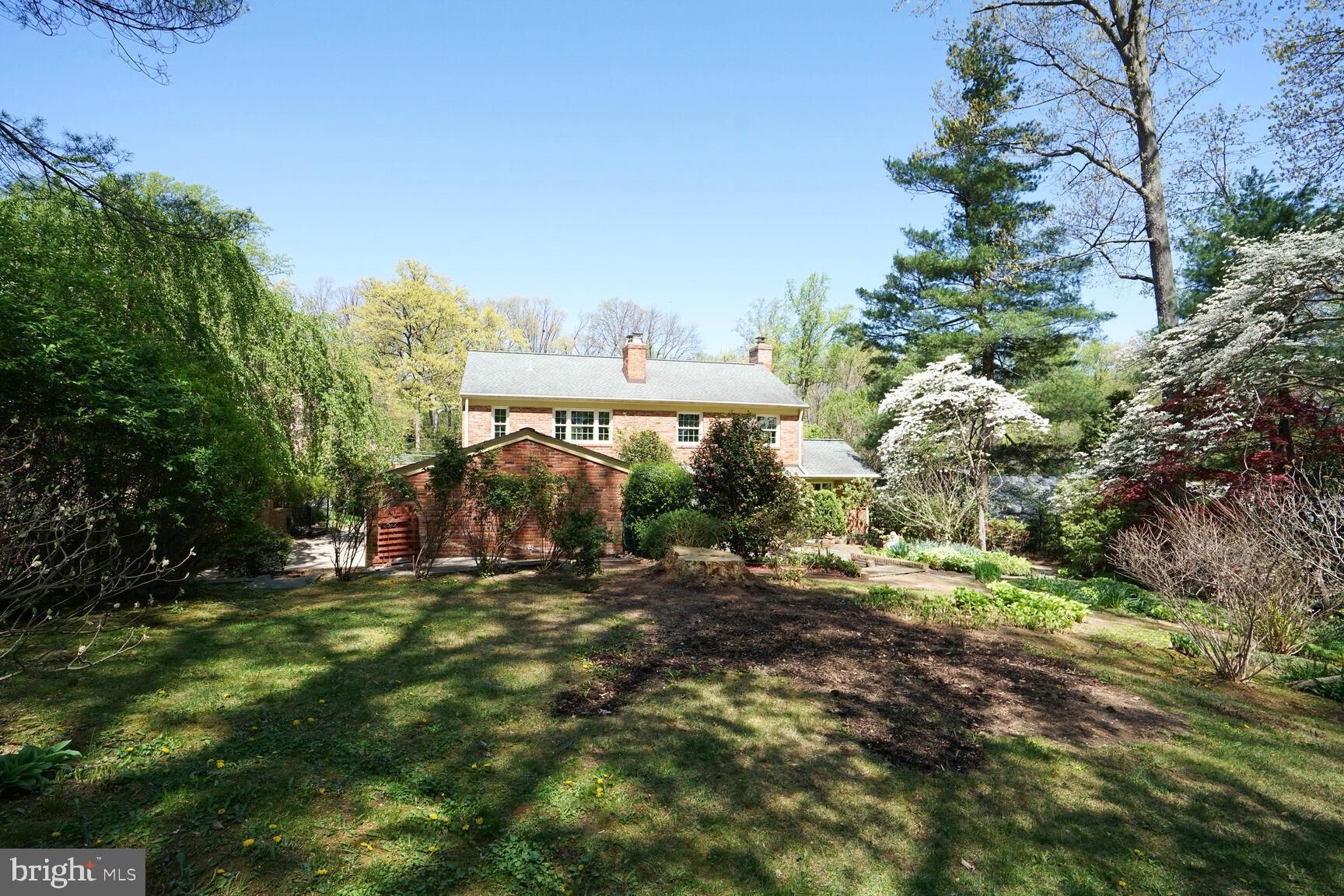 9111 Hamilton Drive Fairfax, VA 22031 - Photo 56 of 63 a view of a big yard with plants and large trees