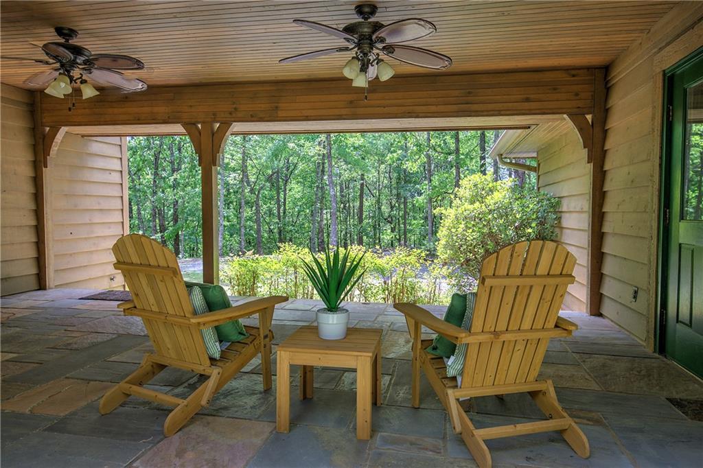 260 Road 2 S Southwest Cartersville, GA 30120 - Photo 54 of 69 a view of a porch with furniture and a yard