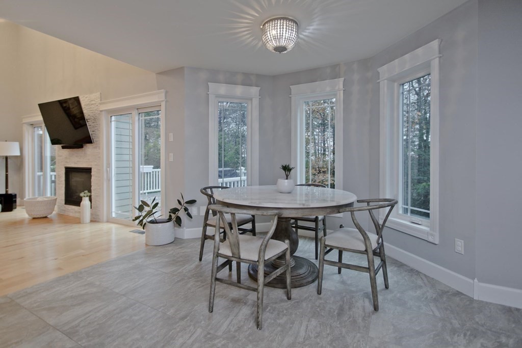 102 Linden Ridge Road Amherst, MA 01002 - Photo 7 of 42 a view of a dining room with furniture window and wooden floor
