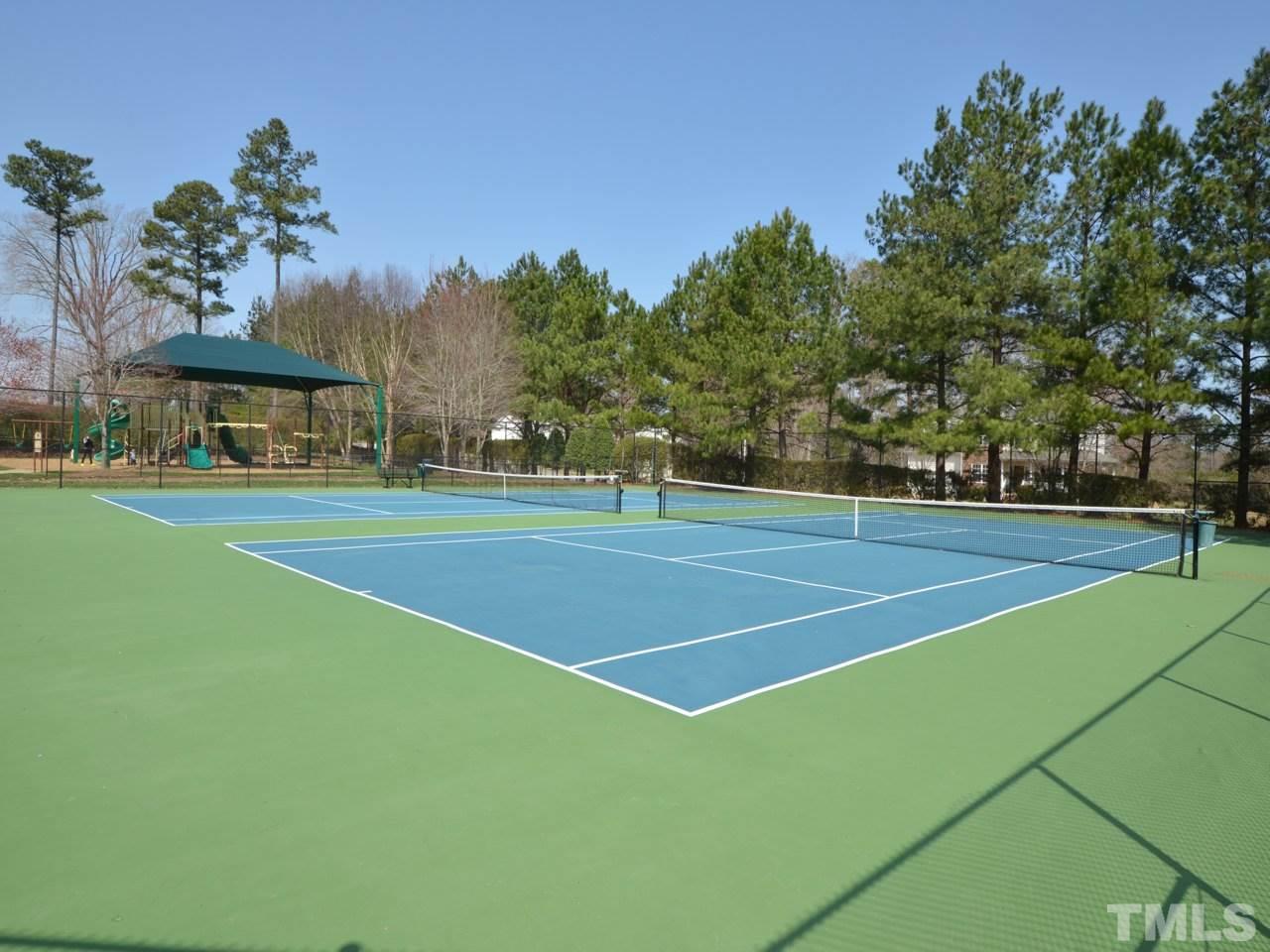 335 Inkster Cove Raleigh, NC 27603 - Photo 20 of 25 a view of a tennis court