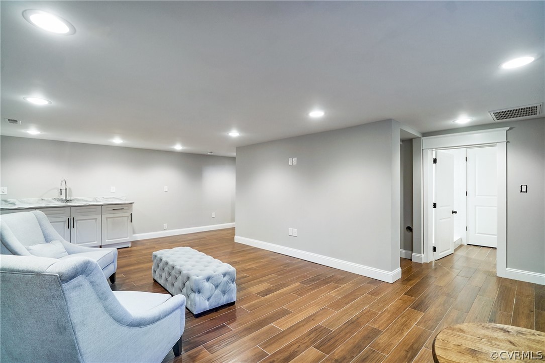 104 West Lancaster Road Richmond, VA 23222 - Photo 34 of 49 Beautifully finished basement with wet-bar, 1 bedr