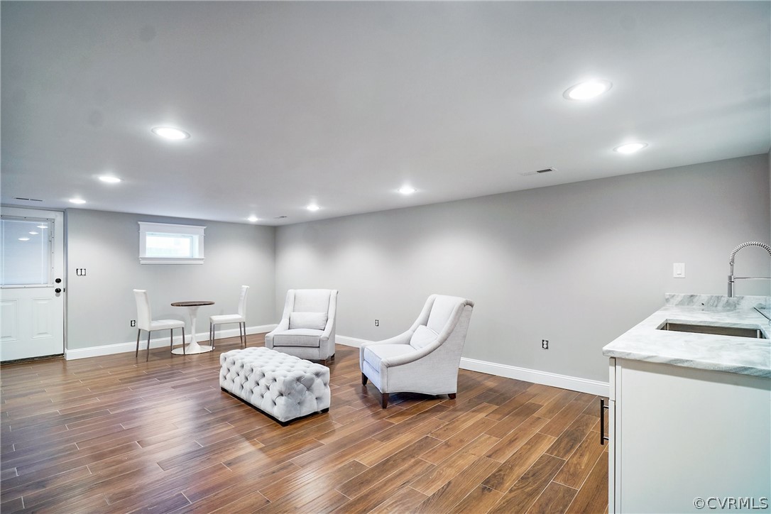 104 West Lancaster Road Richmond, VA 23222 - Photo 38 of 49 Beautifully finished basement with wet-bar, 1 bedr