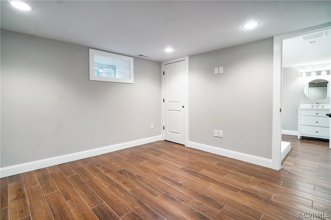 104 West Lancaster Road Richmond, VA 23222 - Photo 42 of 49 Beautifully finished basement with wet-bar, 1 bedr