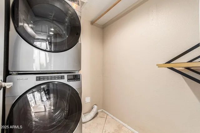 a view of a hallway with a glass door