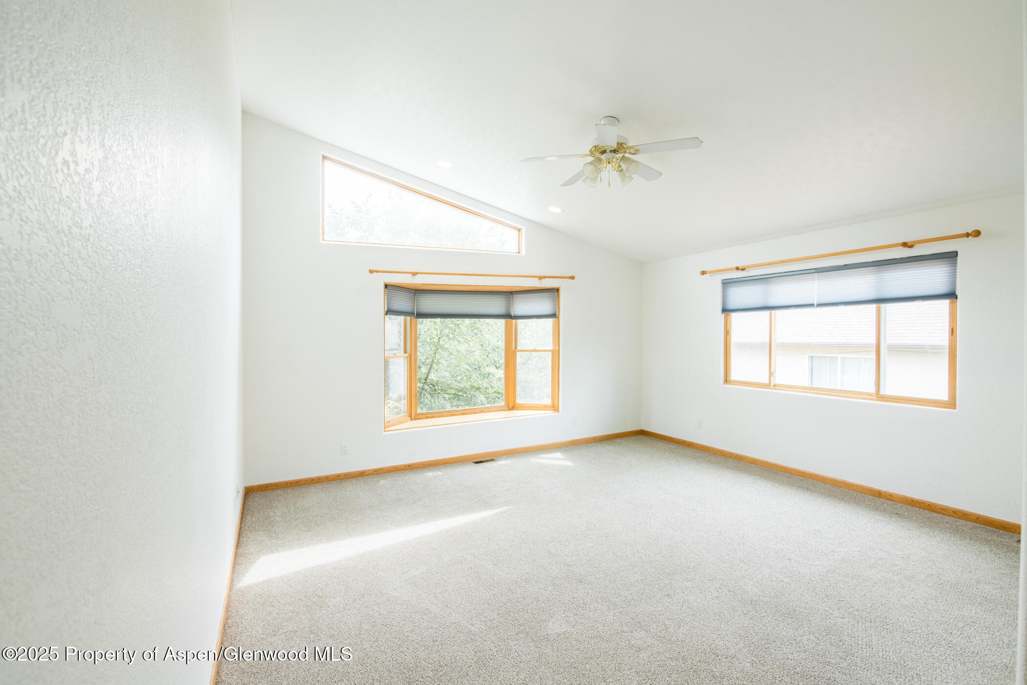1230 Fir Avenue Rifle, CO 81650 - Photo 14 of 34 an empty room with windows and chandelier fan