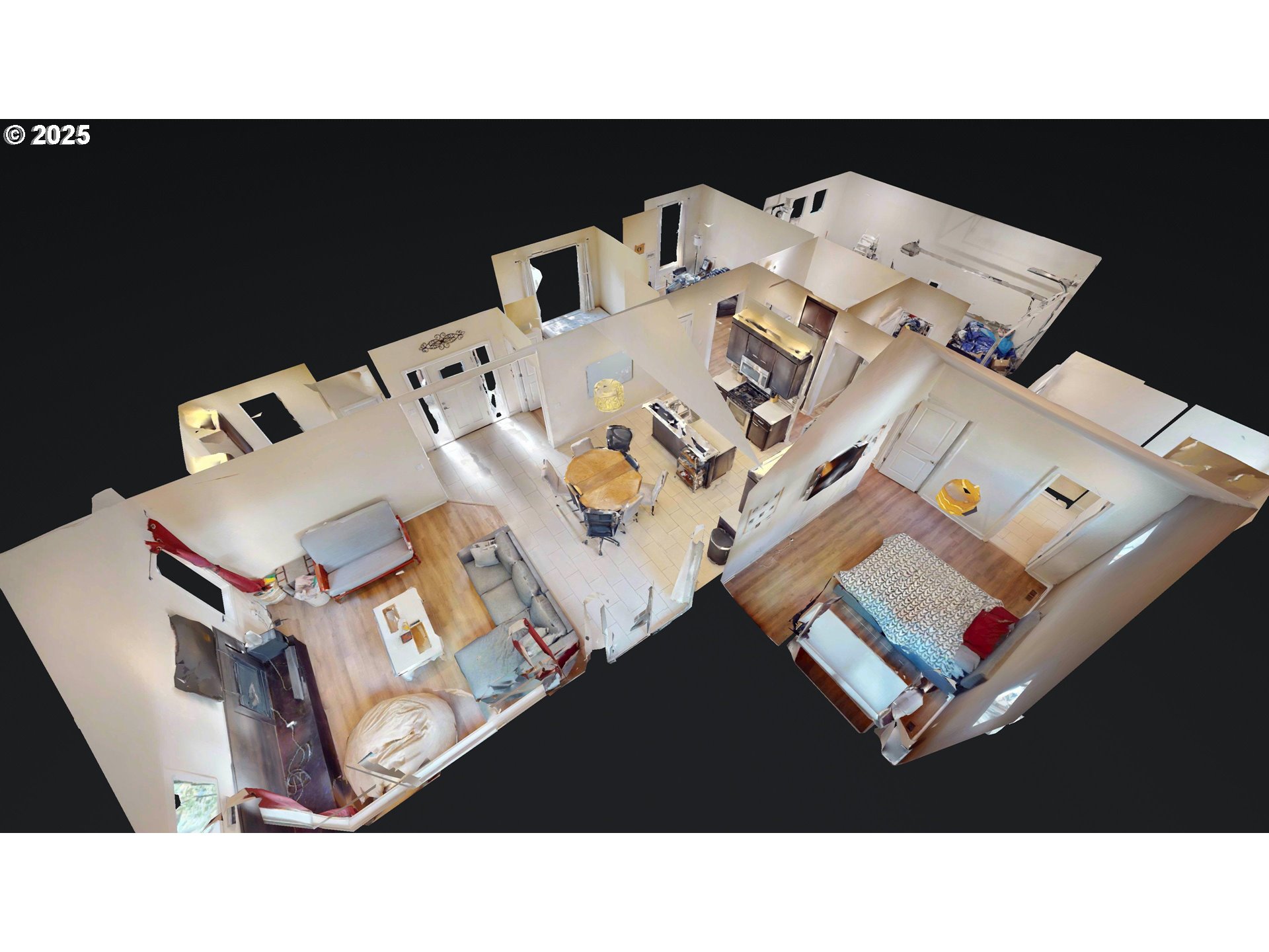 375 Mia Lane Eugene, OR 97401 - Photo 40 of 44 a black and white photo of a living room