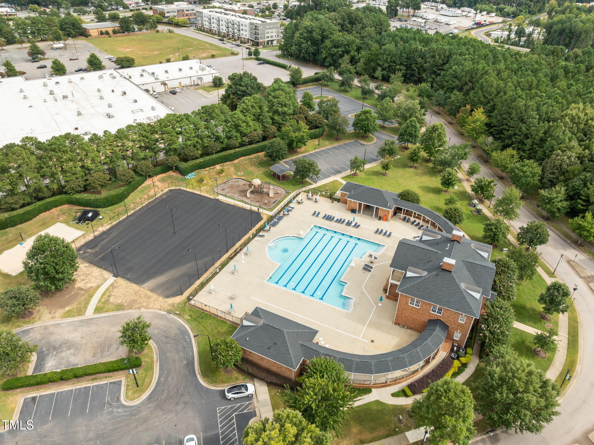 831 Historian Street Raleigh, NC 27603 - Photo 50 of 52 an aerial view of residential houses with outdoor space