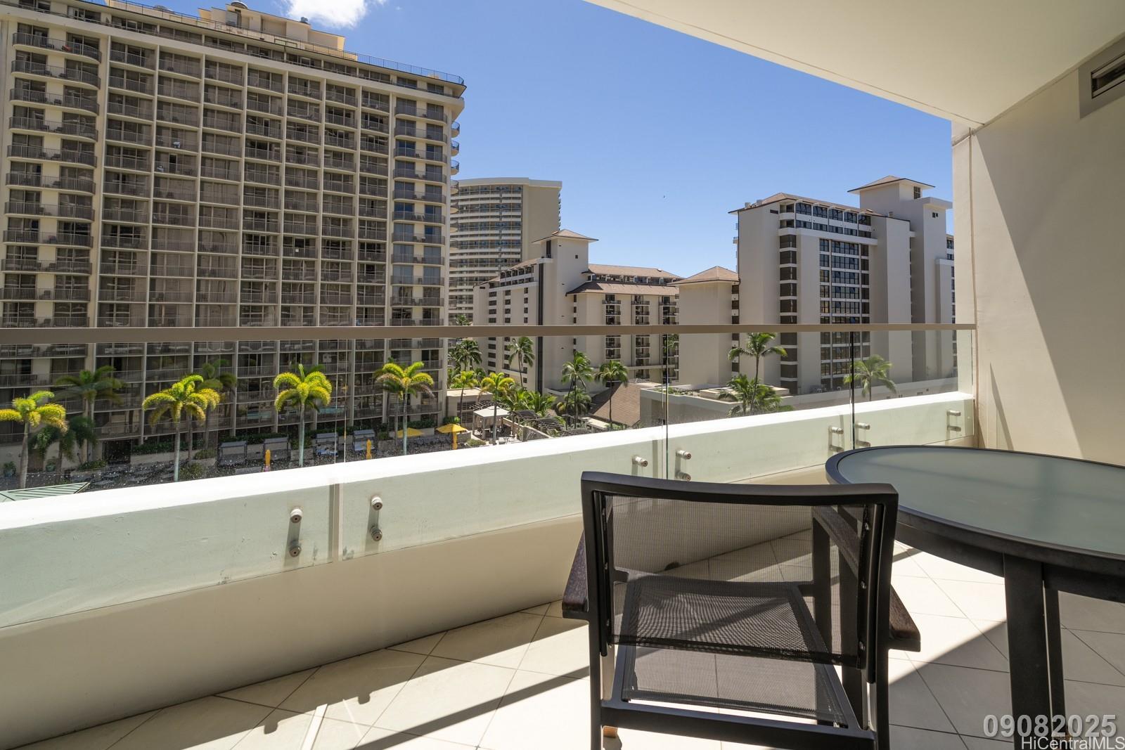 223 Saratoga Road, Unit 918 Honolulu, HI 96815 - Photo 15 of 25 a view of a balcony with chairs