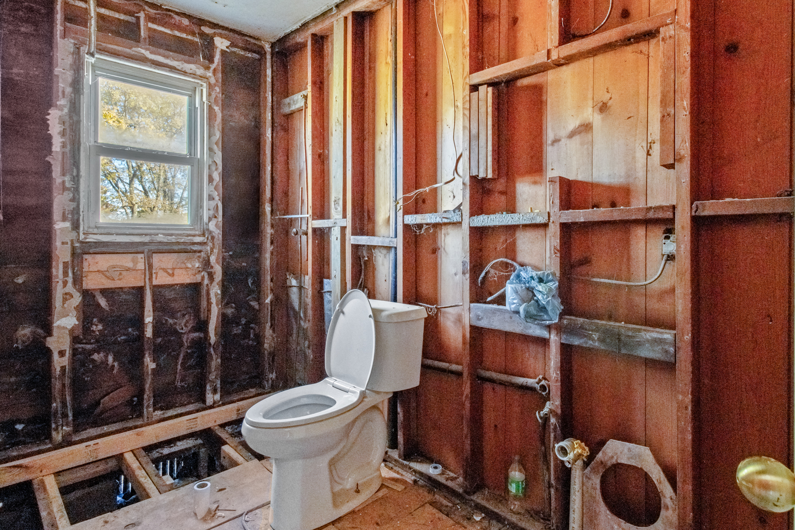 5827 East 3500S Road St. Anne, IL 60964 - Photo 12 of 16 a room with a wooden floor and a toilet