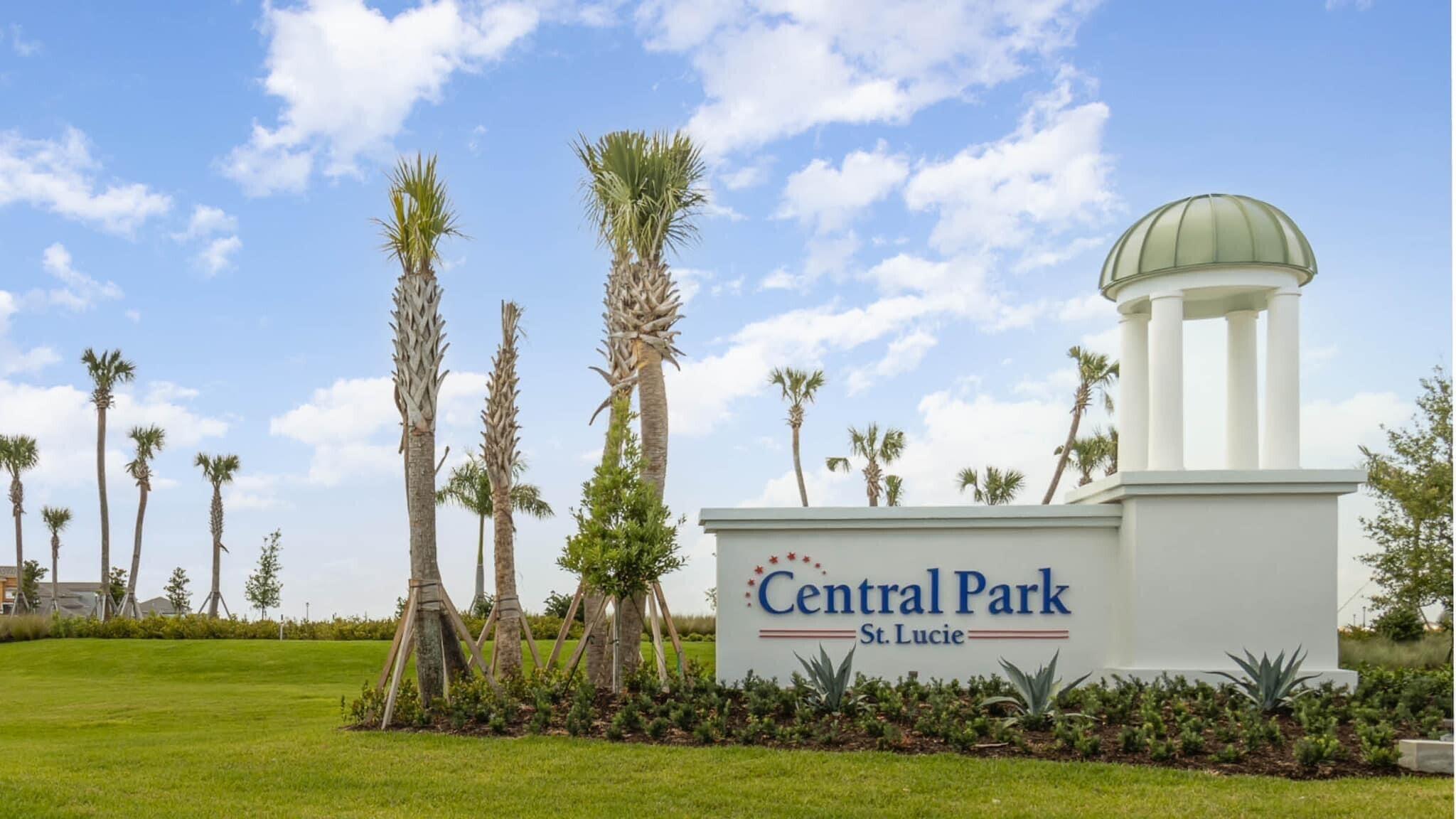 12917 Southwest Forli Way Port St. Lucie, FL 34987 - Photo 17 of 25 Central Park Entrance Sign