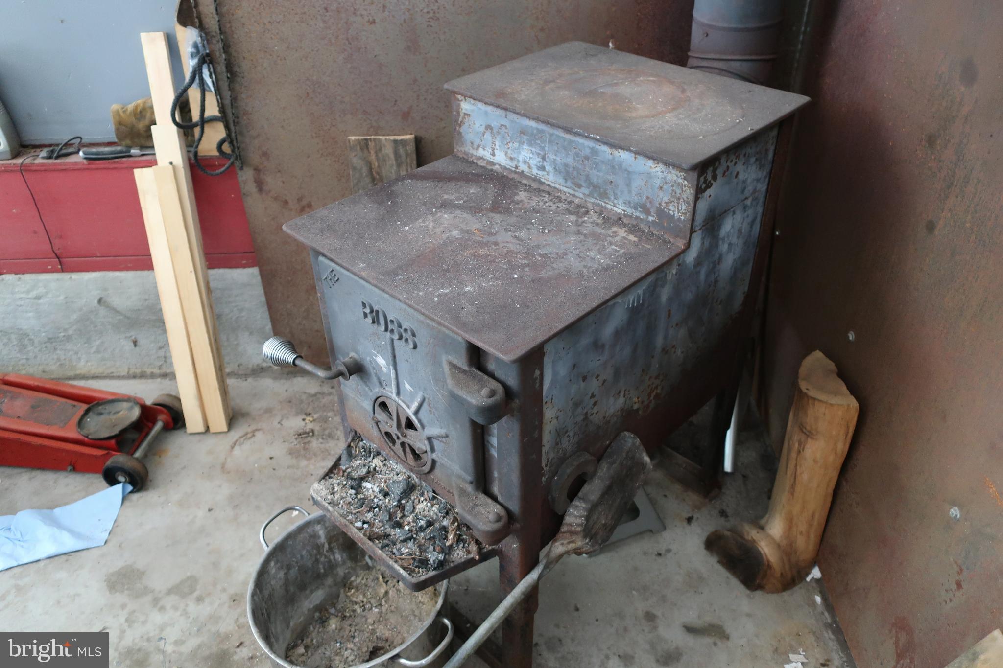 249 Watsons Mill Road Elmer, NJ 08318 - Photo 42 of 60 Garage Wood Burning Stove