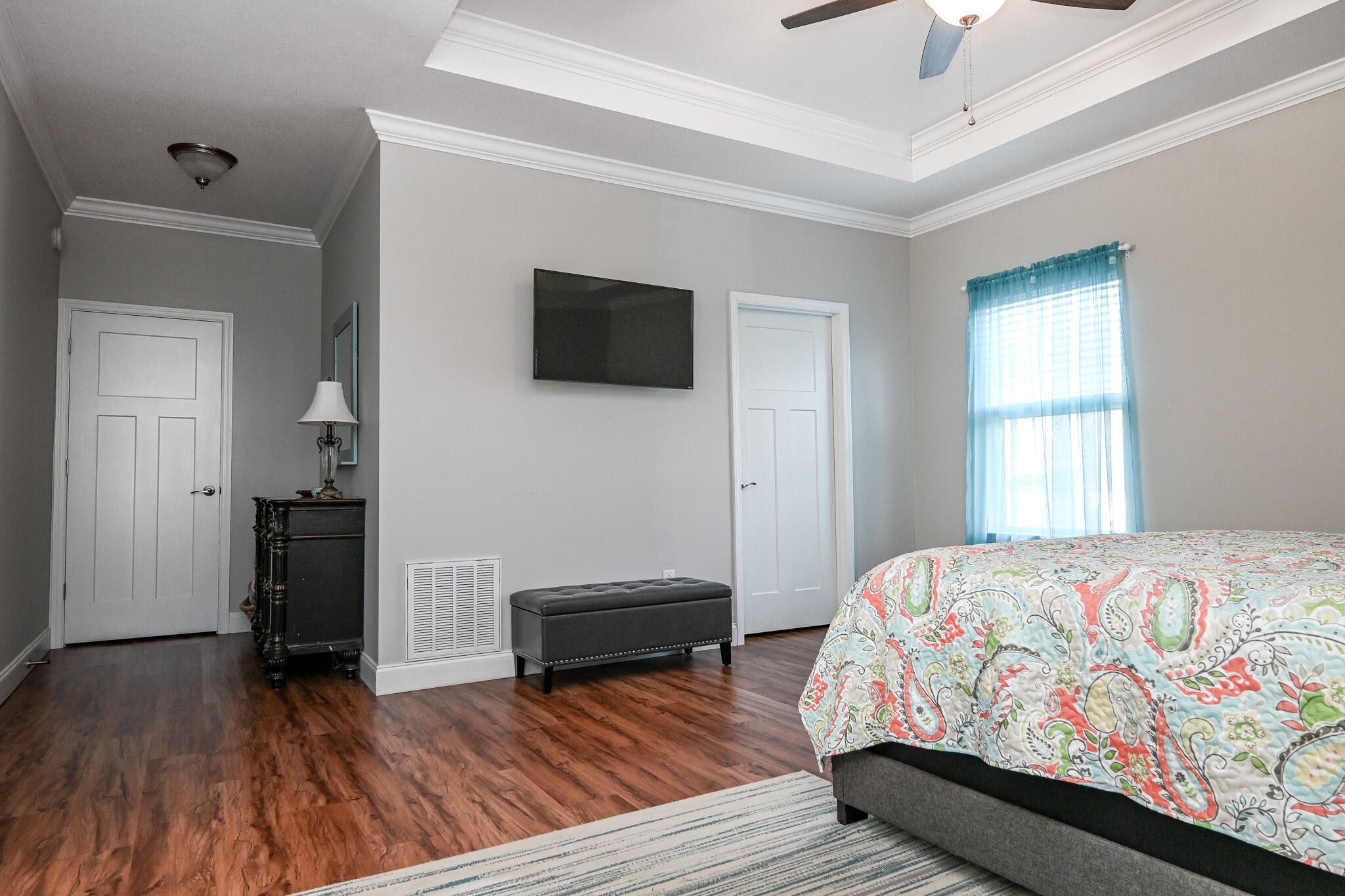 276 Mason Road McDonald, TN 37353 - Photo 29 of 67 a bedroom with a bed and flat screen tv