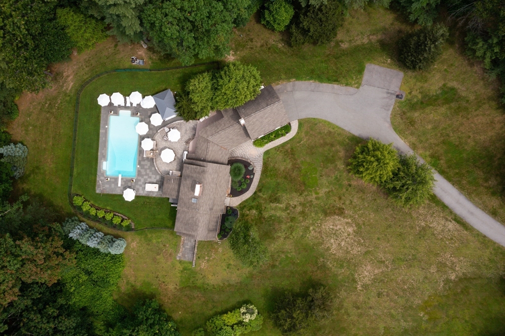 46 Baldpate Road Boxford, MA 01921 - Photo 28 of 42 an aerial view of a house with a yard